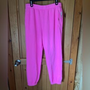 GAP bright pink sweatpants